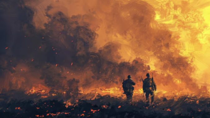 crônica sobre guerra mundial